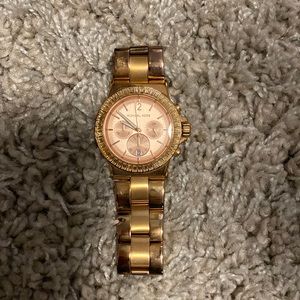 MICHAEL KORS Rose-Gold Tone Watch